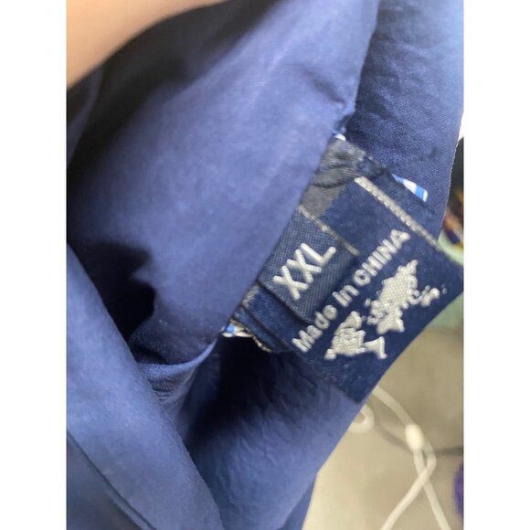 HARMONT & BLAINE ZIP UP NAVY BLUE JACKET SIZE XXL - Picture 6 of 6